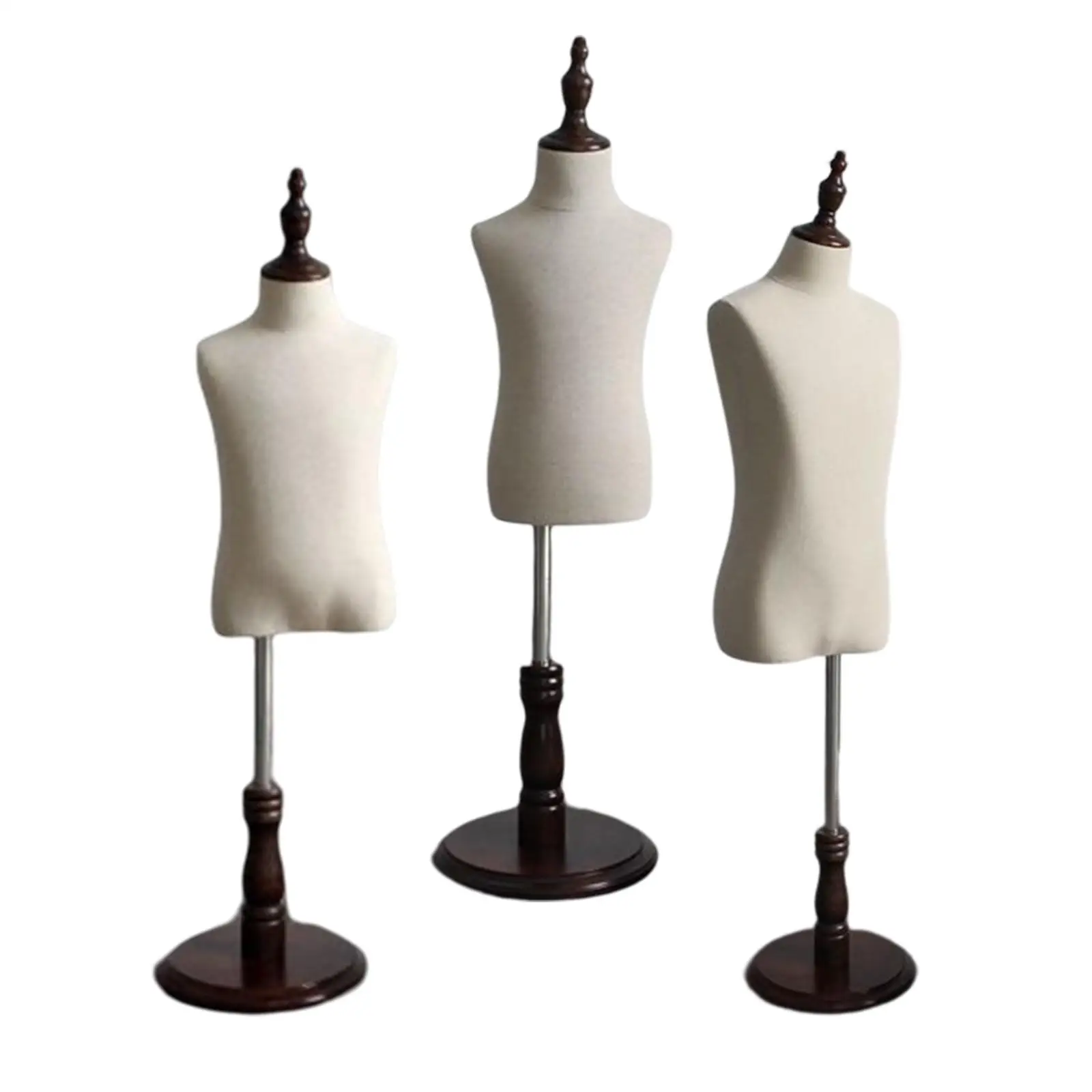 Girls Boys Manikin Dress Form with Base and Neck Child Kids Dress Form Mannequin for Jewelry Display Dressmakers Sewing
