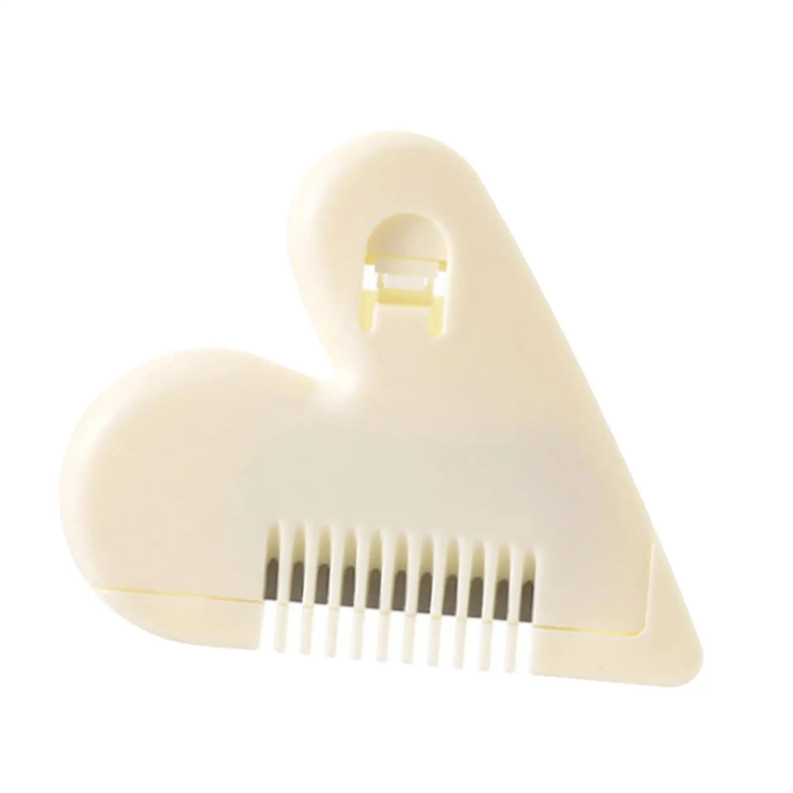 Mini Hair Trimmer Hair Comb Cutter Love Heart Shape Trimming Tools Manual Hair Bangs Trimmer Hair Cutting Comb for Women