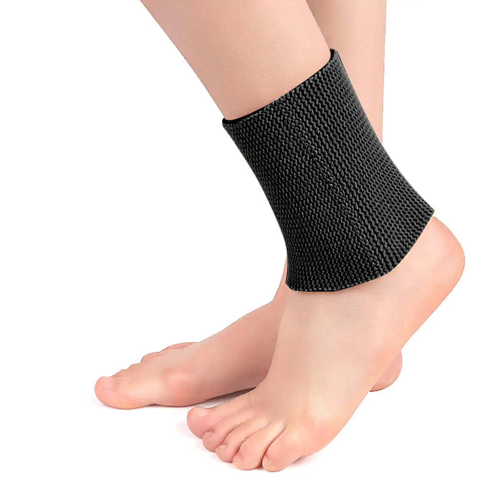 Ankle Brace Sleeve Prevent Dry Skin Breathable Elastic Sports Protection Soft Ankle Support for Running Tennis Soccer Men Women