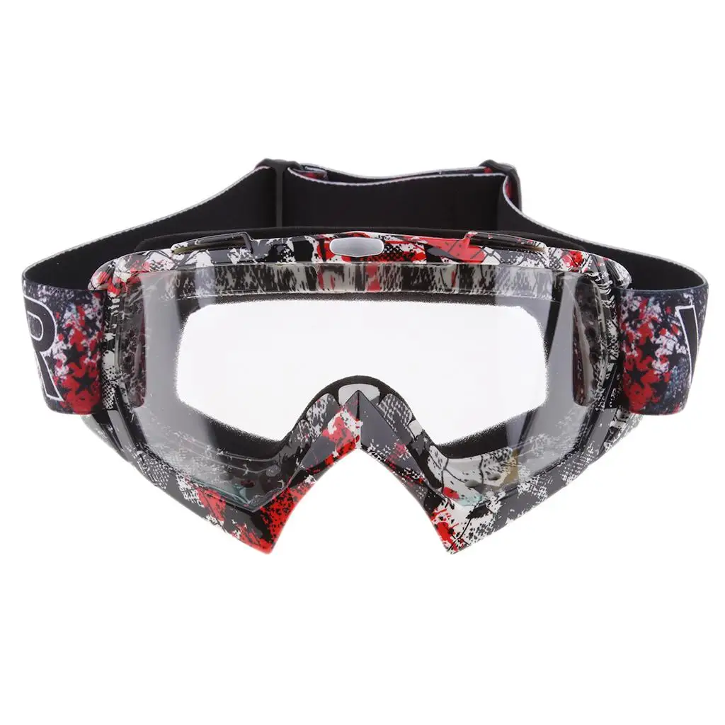 1 Piece Snowmobile Snowboard Goggles Motorcycle Racing Eyewear Anti- & Weatherproof dustproof 