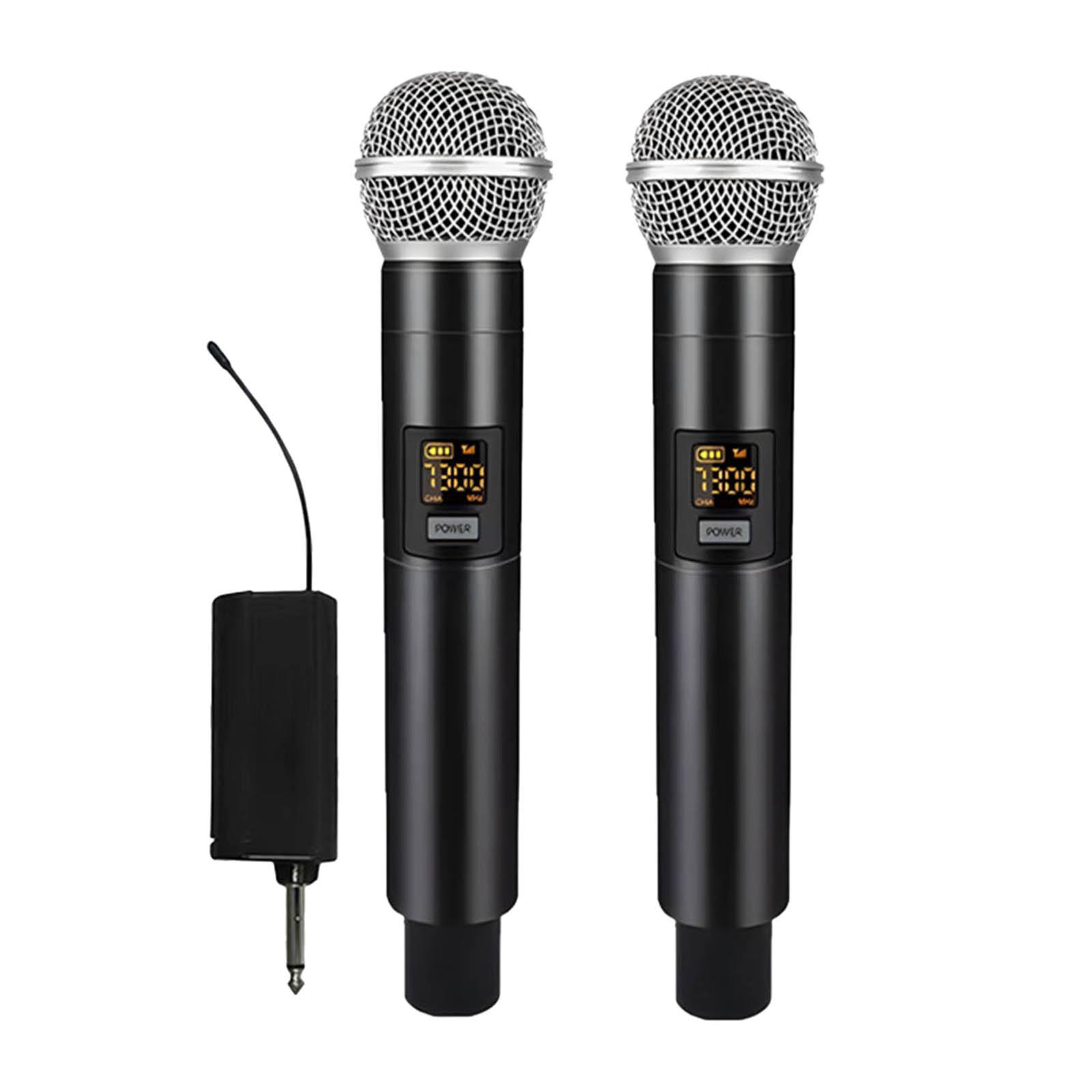 Professional Wireless Microphone Audio Video Recording Mic Wireless Microphone System for Phones Video Recording Laptop Camera