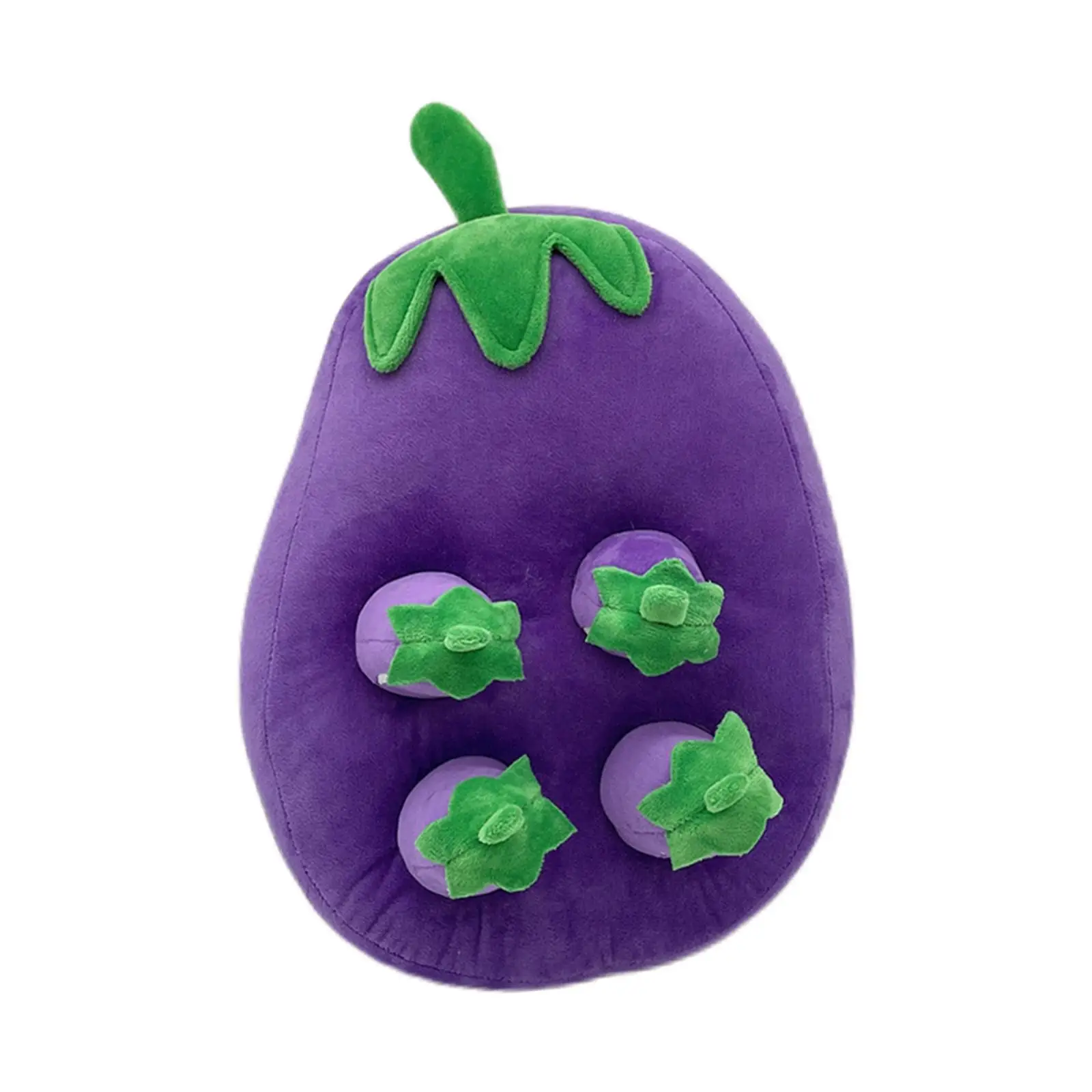 Turtle Eggplant Plushtoy Molars Toy Parent Child Interaction Education Stuffed Toy Vegetable Fruit Plush Toy for Baby Dog Pet