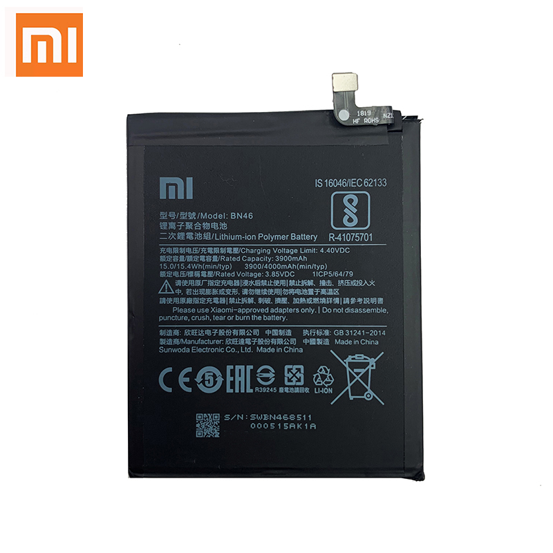 Xiaomi-Redmi Nota 8 e 8T Bateria de