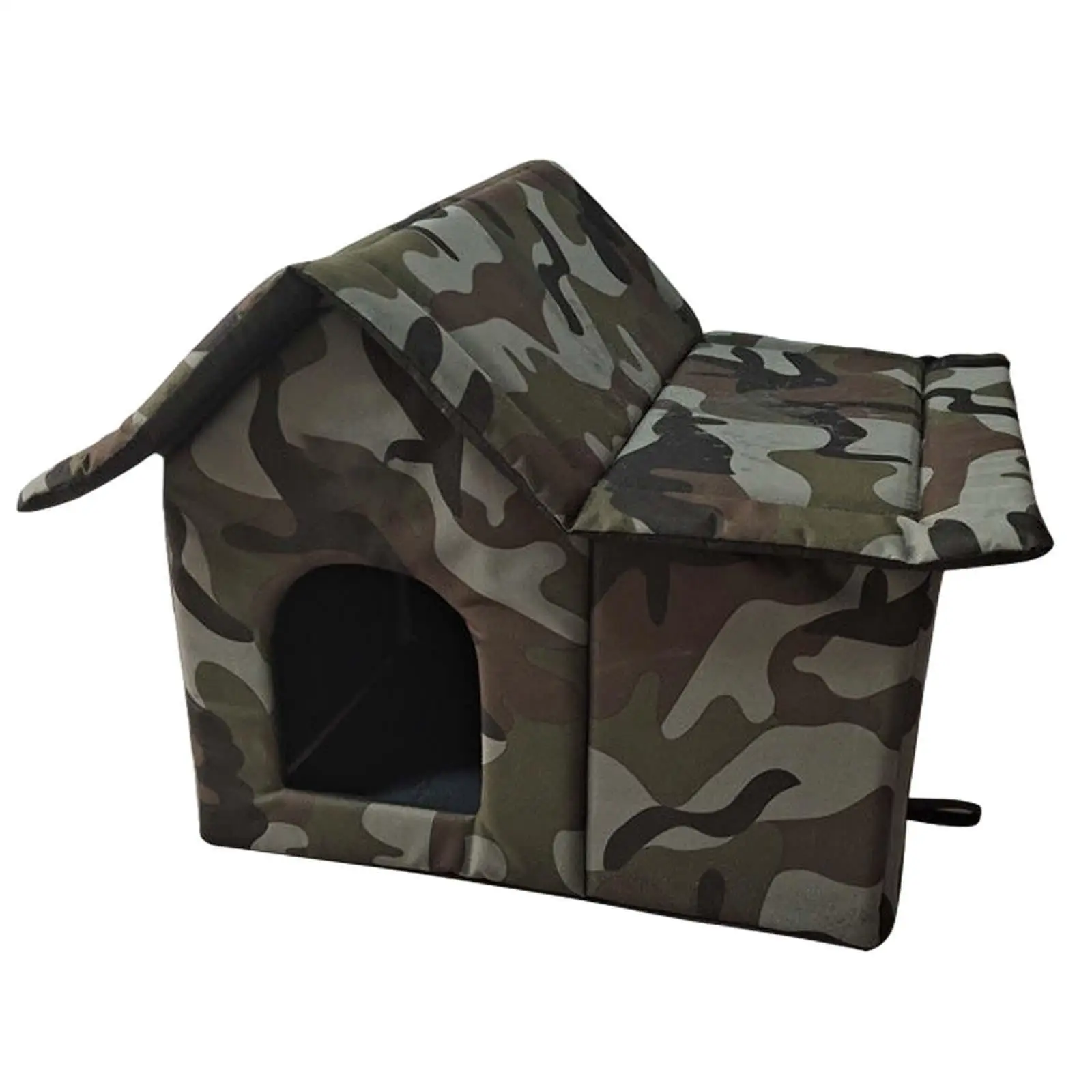 Outdoor Cat House for Cats Dogs Rainproof Homeless Pet Tent for Kitten Puppy