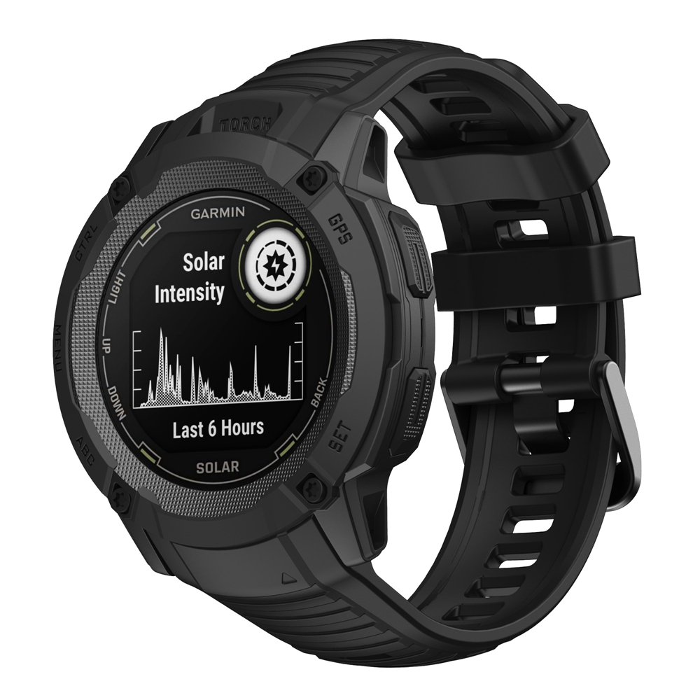 Keine Lücken 26 mm Silikonarmband für Garmin Instinct 2X Solar – Tactical Edition-Armband-Ersatzzubehör – Detail 6