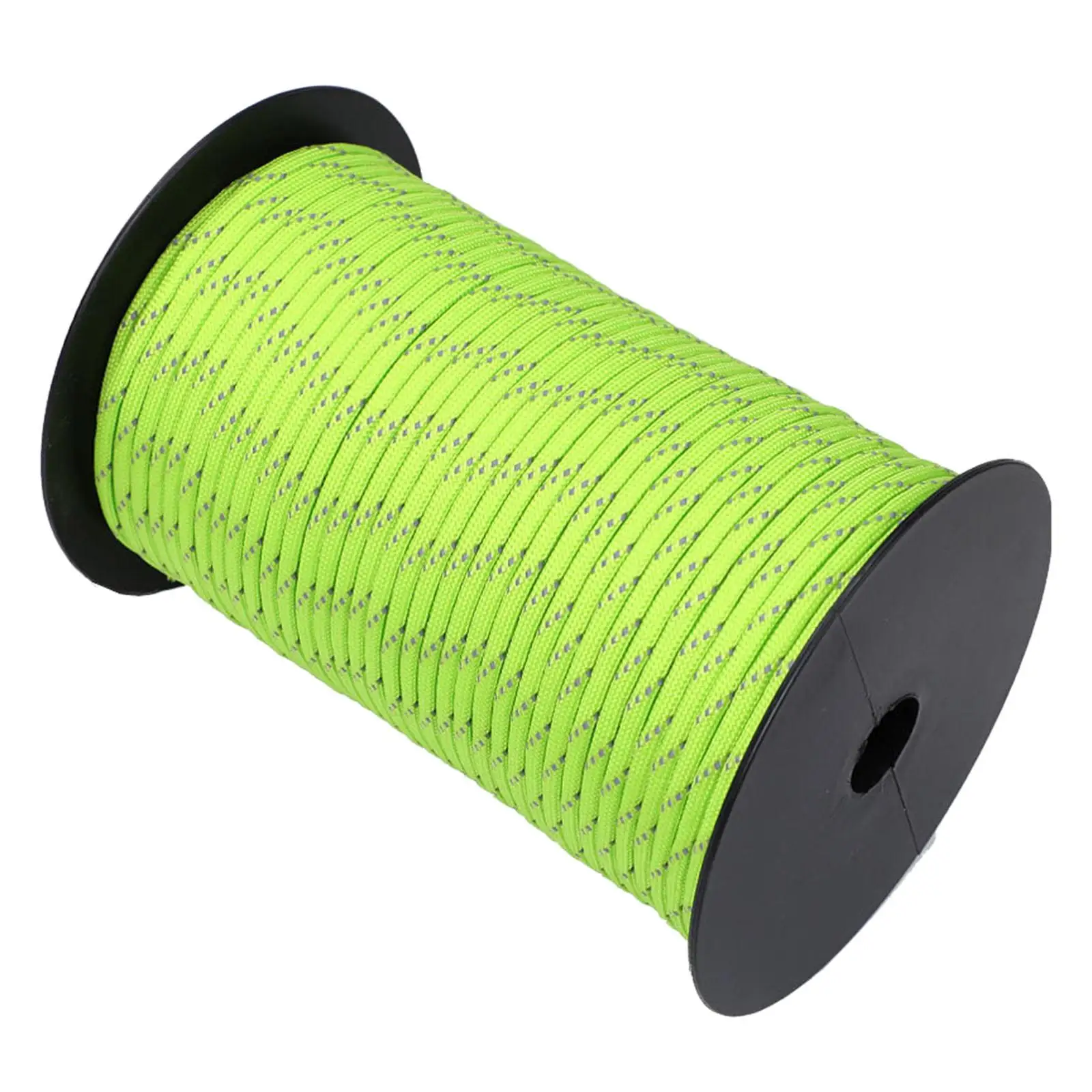 100M Reflective 550 Paracord Parachute Cord Tent Rope guyline for Hiking