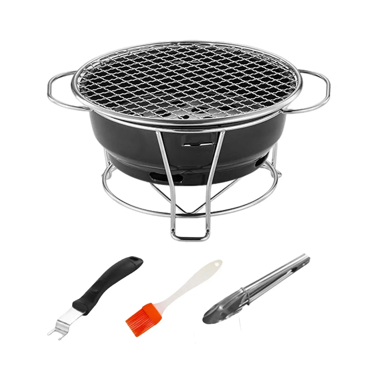 Korean Barbecue Grill Camping BBQ Stove Compact for Outdoor Picnic Backyard