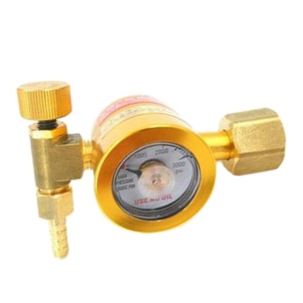 Argon Regulator With Flowmeter TIG  MIG Welding CO2 Regulator - 0 to 15 MPA Pressure Gauge