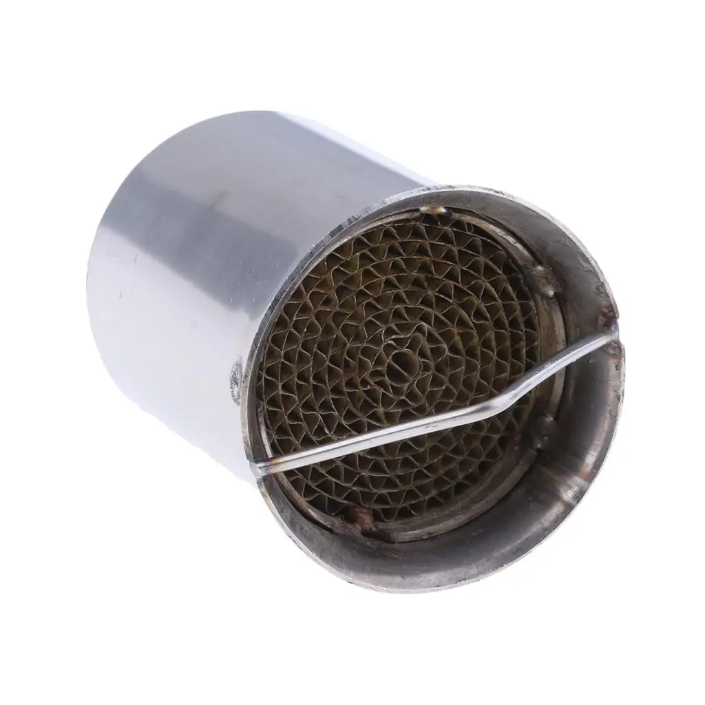 Stainless Steel Motorcycle 51mm Exhaust Pipe Insert