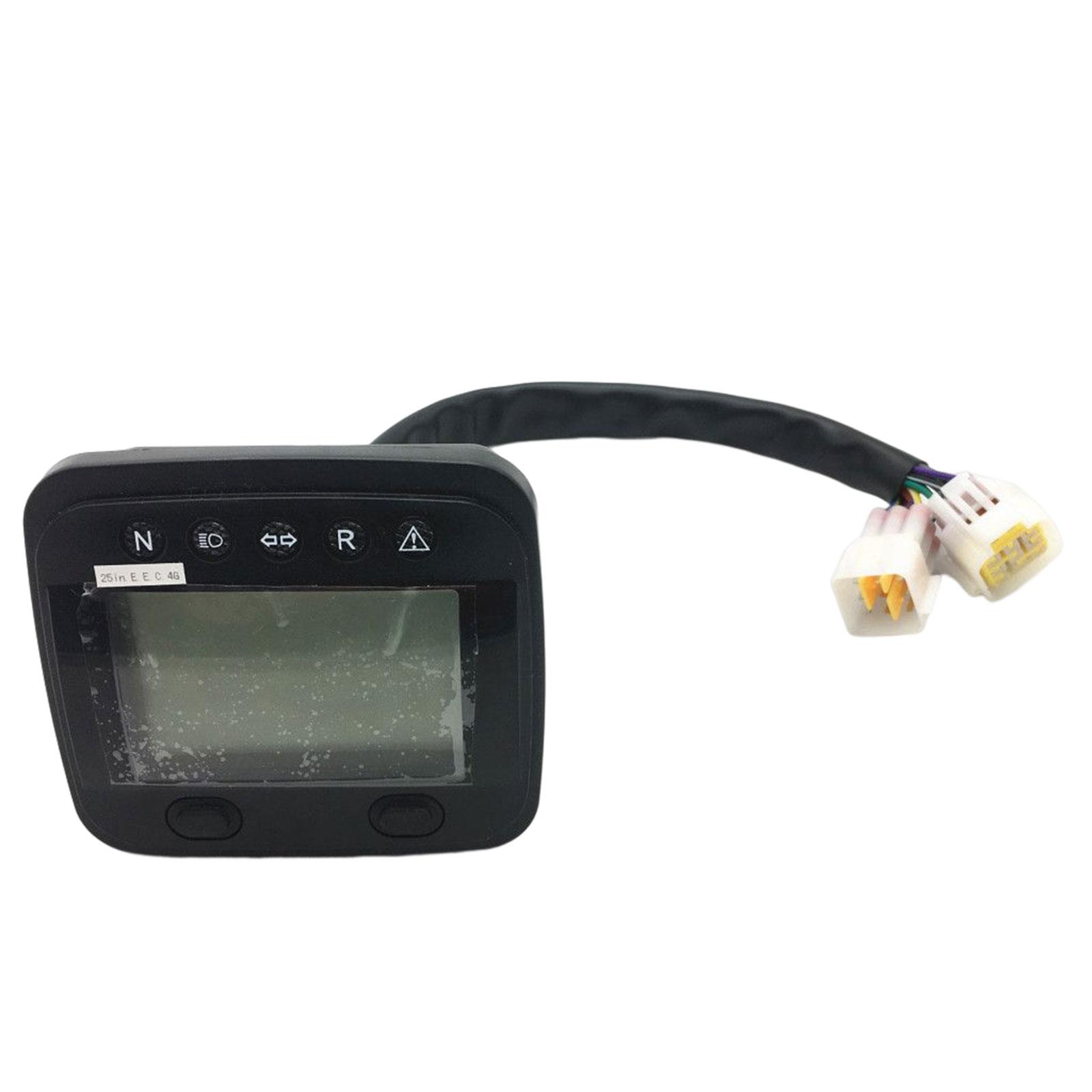 LCD Speedometer Meter Installation Required Sturdy Equipment Repair Parts Good Performance Motorcycle Gauge for 500cc ATV