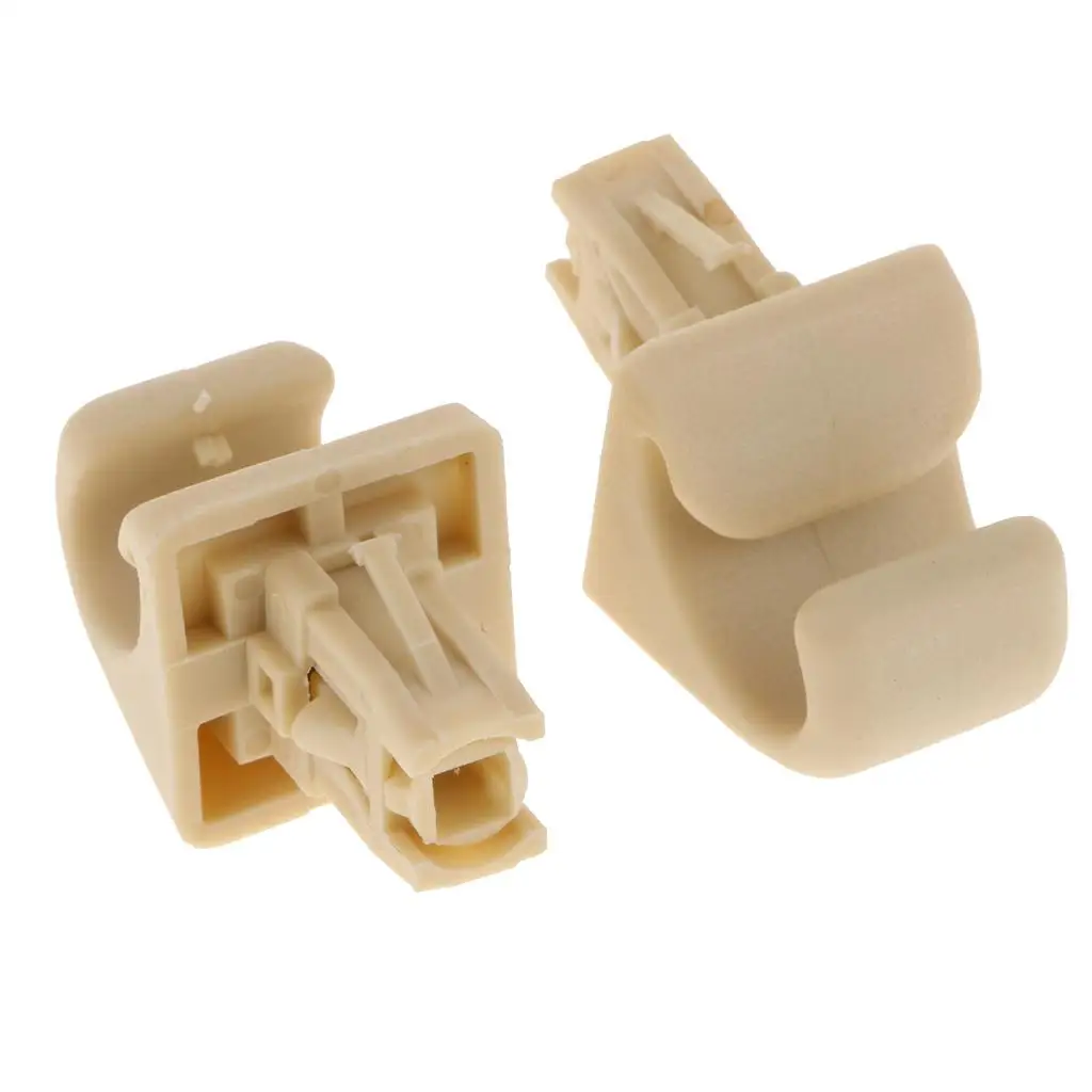 1 Pair Beige Car Visor Hook Clip Bracket for BYD