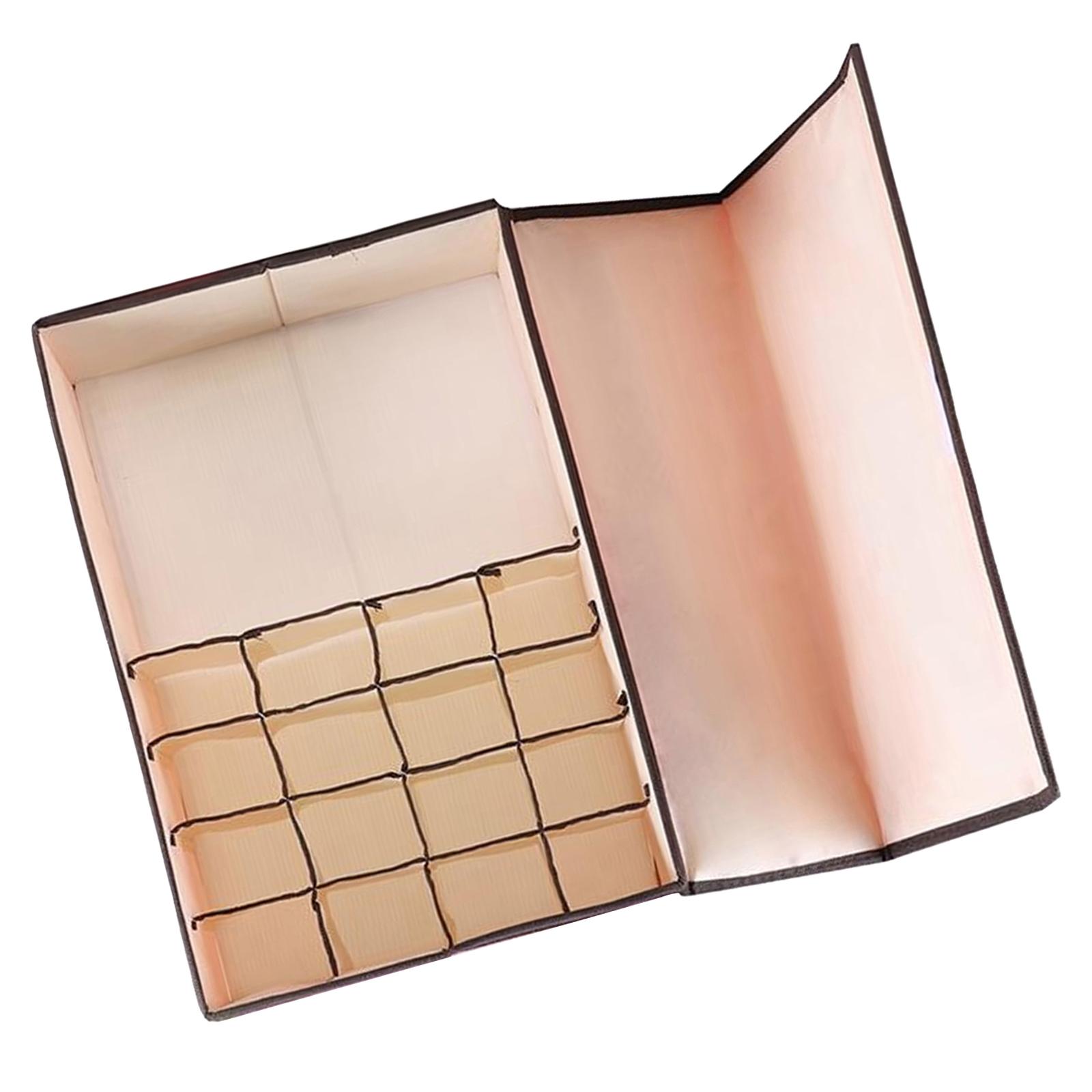 Drawer Underwear Bra Organizer Sock Storage Box with Lid Large Capacity Versatile