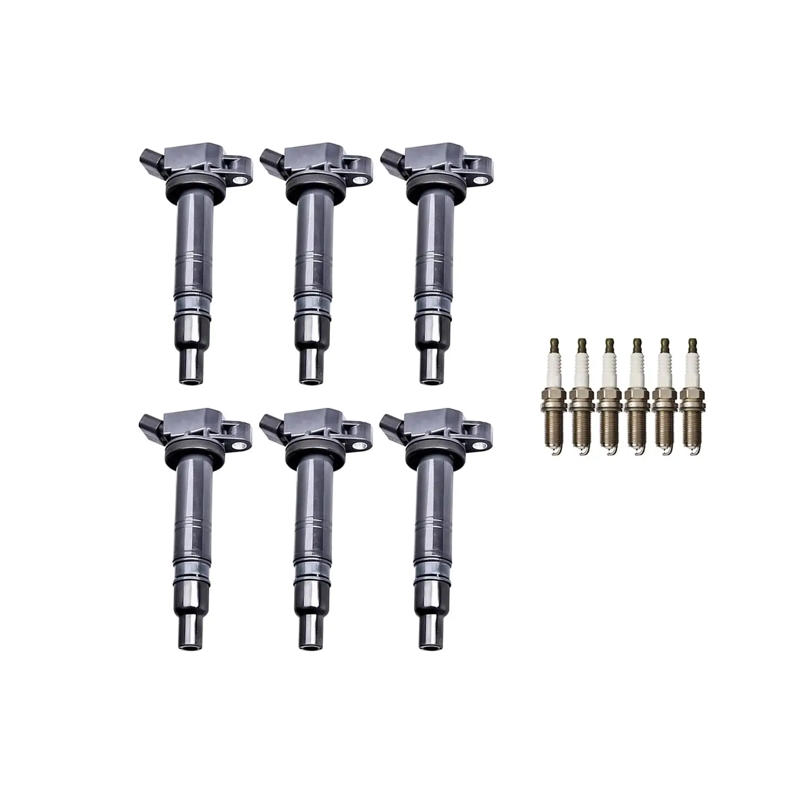 6 Ignition Coils 6 Iridium Spark Plugs IC3157AA470406 Automotive Parts Ignition Coil Set Durable for Toyota for tacoma 4 Runner