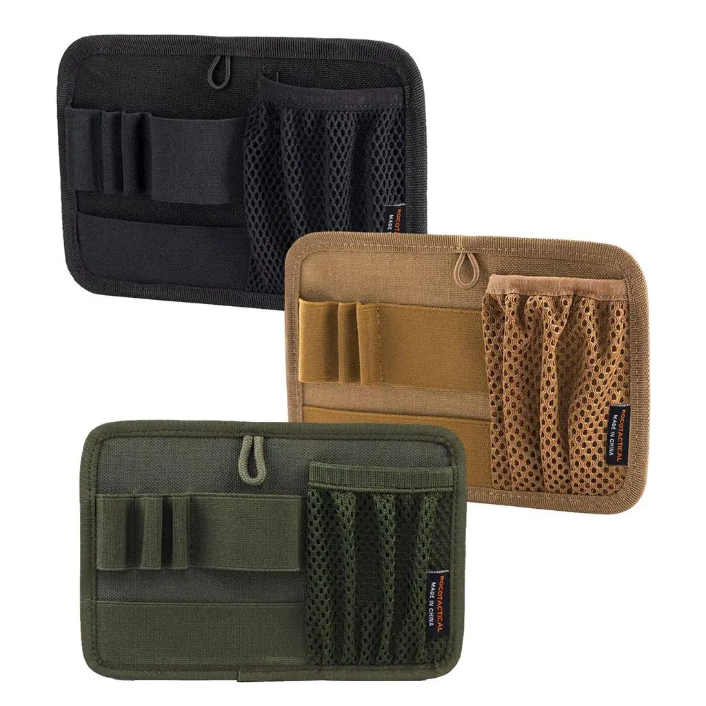 Tactical Bag Insert Modular Accessories Velcr Equipment Key Holder Pouch Wallet Belt Utility Admin Mesh Organizer Fasteners