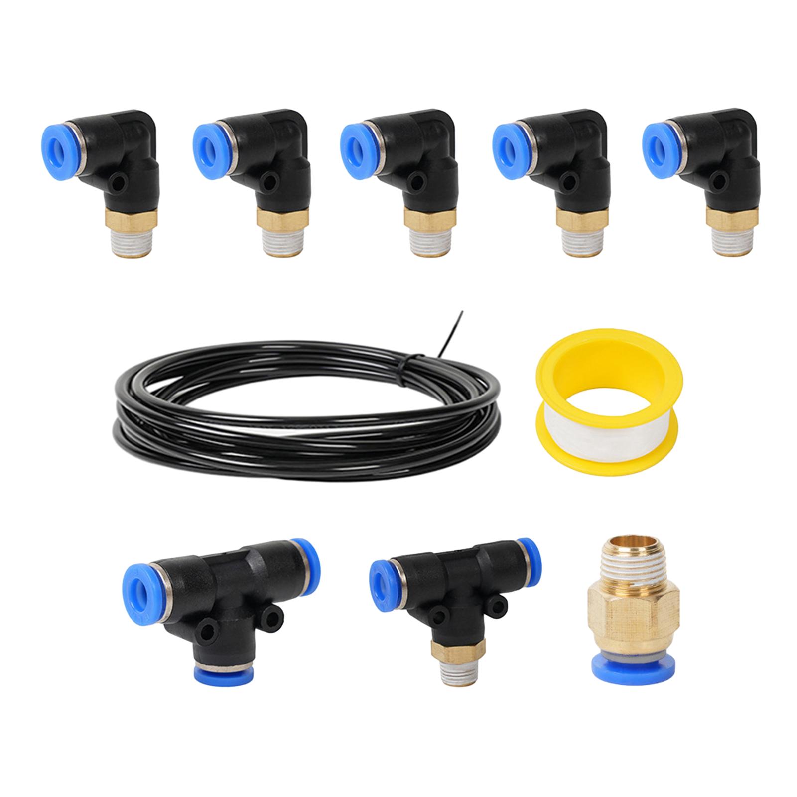 Wastegate Solenoid Connector Set Vacuum Fitting Kit for Vehicles