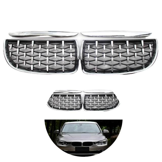 Left Right Kidney Mesh Grille Grill for bmw E90 2005-2008