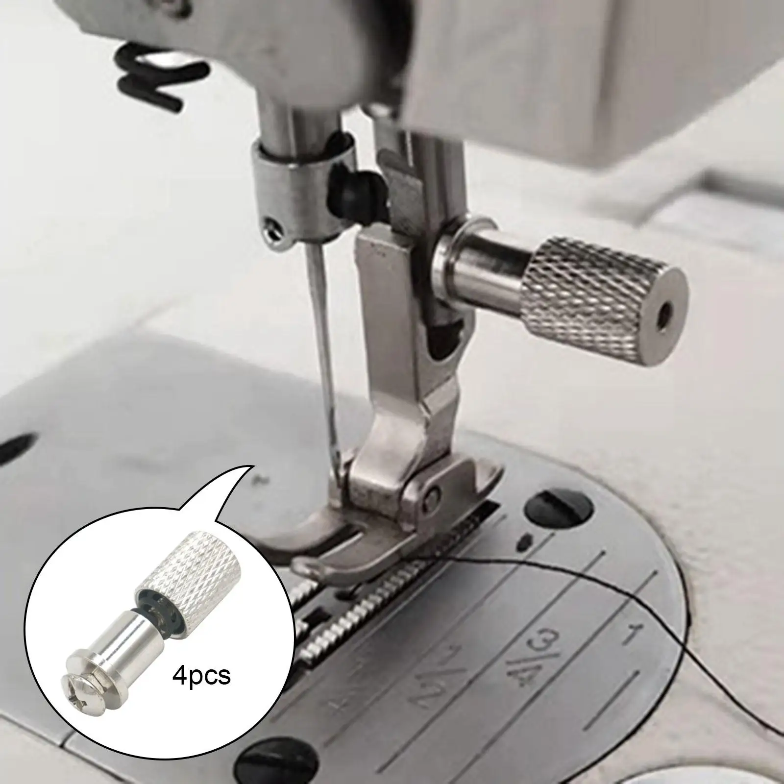 4x Presser Foot Screw Adjustable Durable Industrial Sewing Machine Accessory Universal Quick Change Sewing Machine Spring Clamp