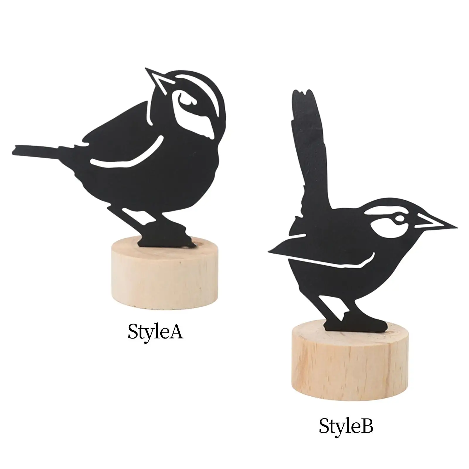 Hollow Bird Silhouettes Table Number Holder Name Card Holder Memo Holder Stand Note Holder Pictures Card Paper Menu Clip