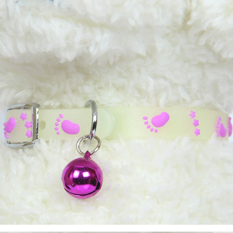 Title 4, Collier lumineux en Silicone pour chat, petit c...