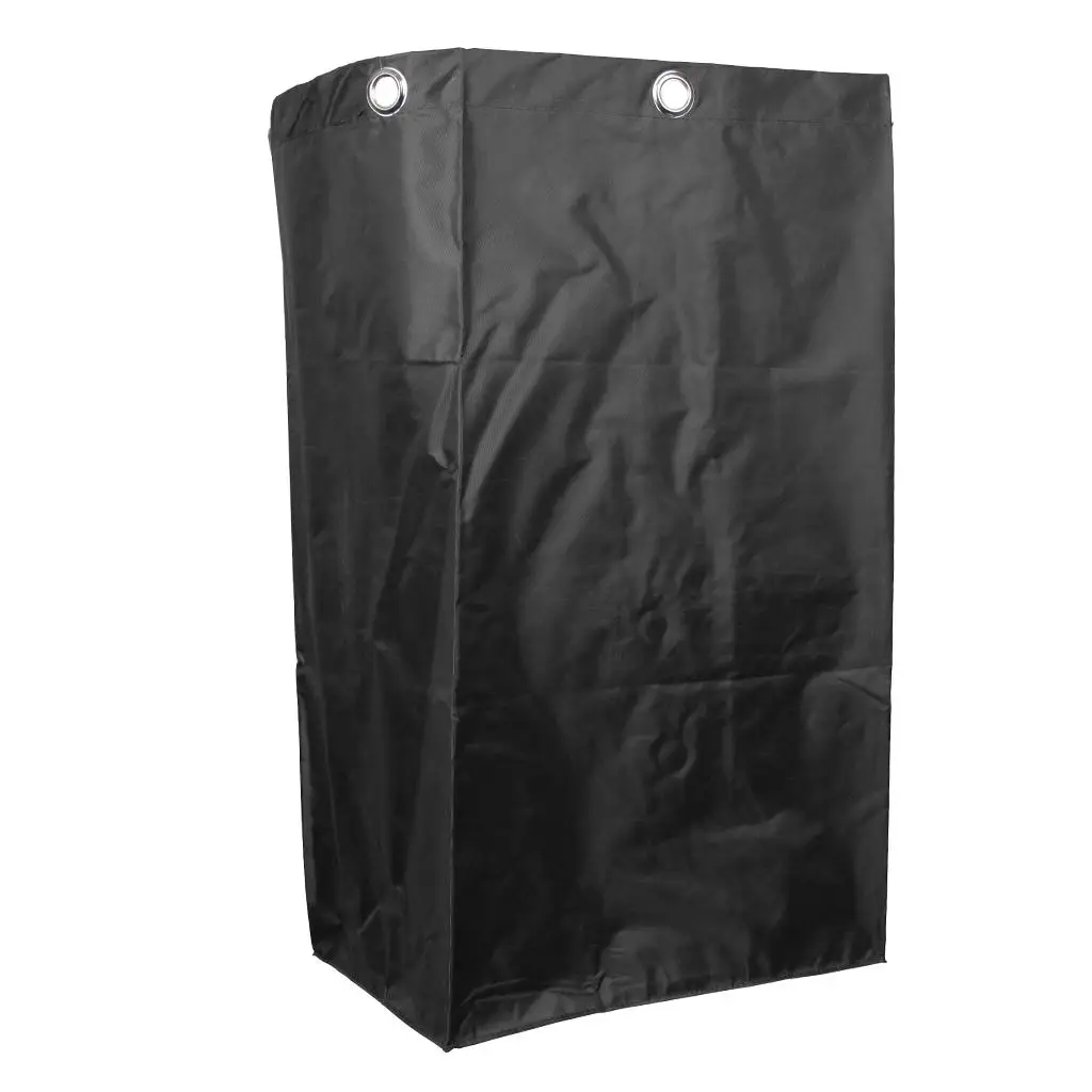 Replacement Bag for Laundry Hamper Trucks Linen Trolley Cart Spare Bag Black