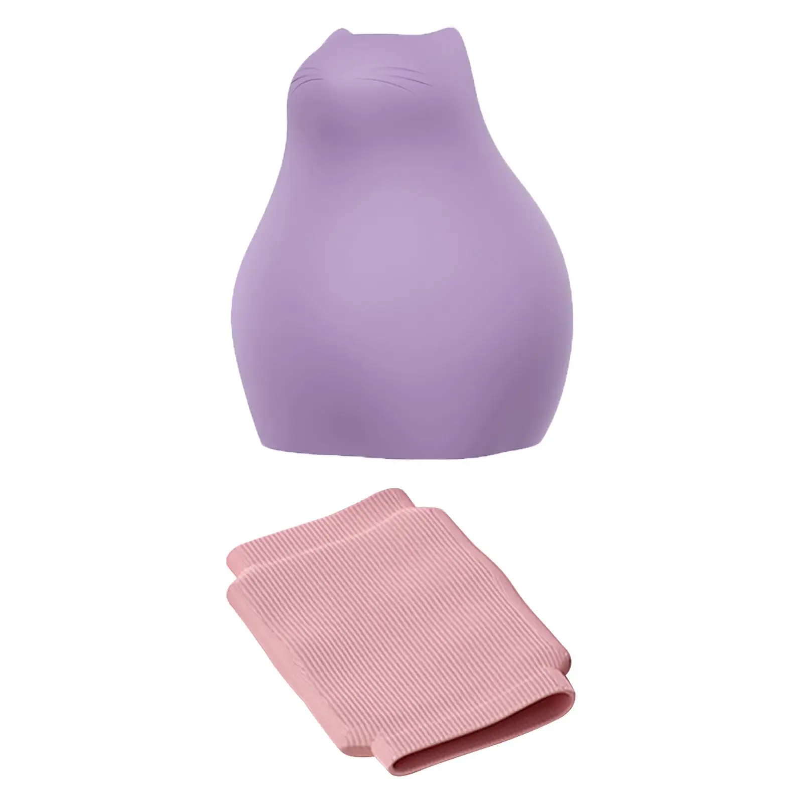 Silicone Hot Water Bag Soft Hot Water Bag Microwave Heating Portable Hand Warmer Warm Water Bag for Hand Feet Travel Office