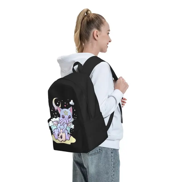 Elouise Dark Coffin Pastel Goth Black Vegan Leather Bag Backpack – ▷ PASTEL  GOTH & KAWAII GOTH Online Shop ☢️