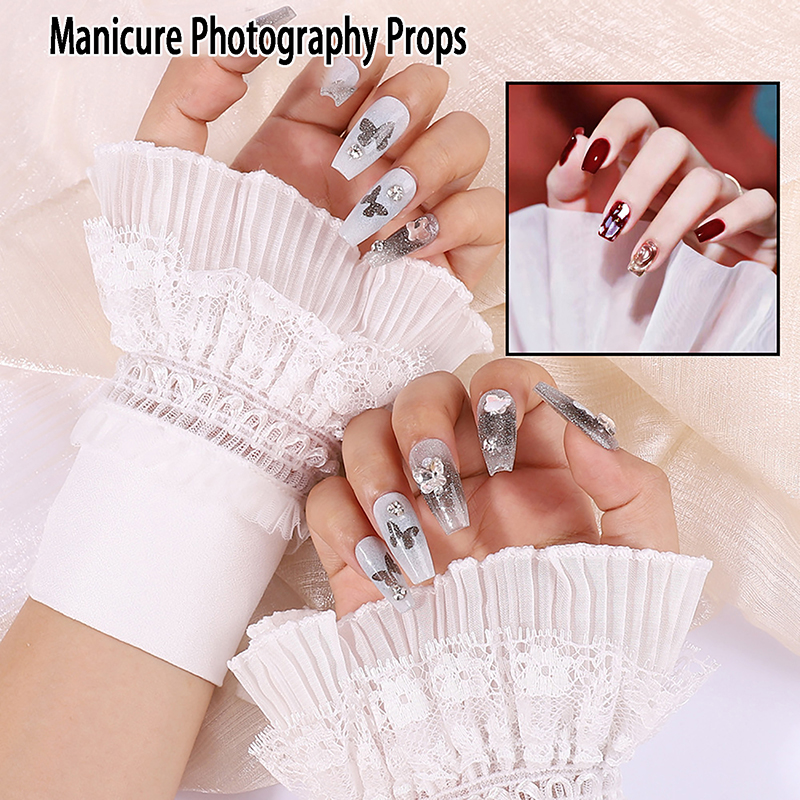 Title 1, 1PC Nail Decorations For Nail Art Lace Fake Ple...