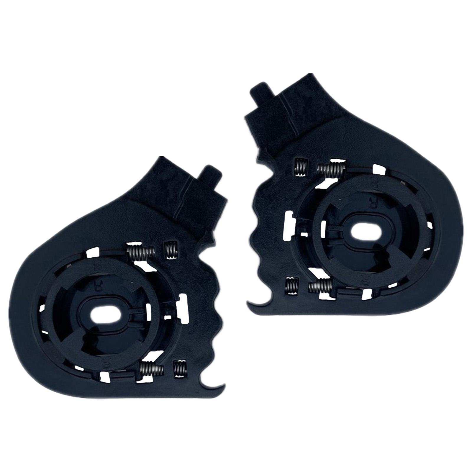 2x Motorcycle Helmet Lens Base Fit for LS2 of569 of578 Helmets Repair Black
