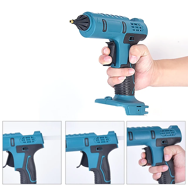 Cordless Hot Melt Glue Gun With 10 Glue Stick For Dewalt 18V 20V Lithium  Battery Electric Repair DIY Gun Power Tool - AliExpress