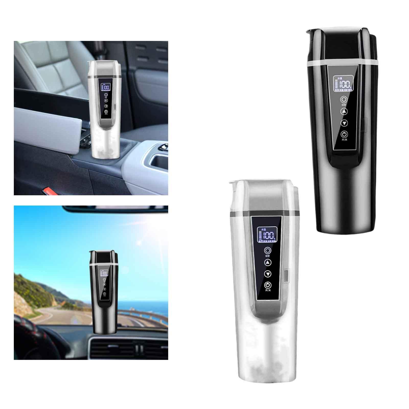 450ml Car Kettle er , Auto Shut Off, Winter Kettle for Camping Travel Boat Milk Tea