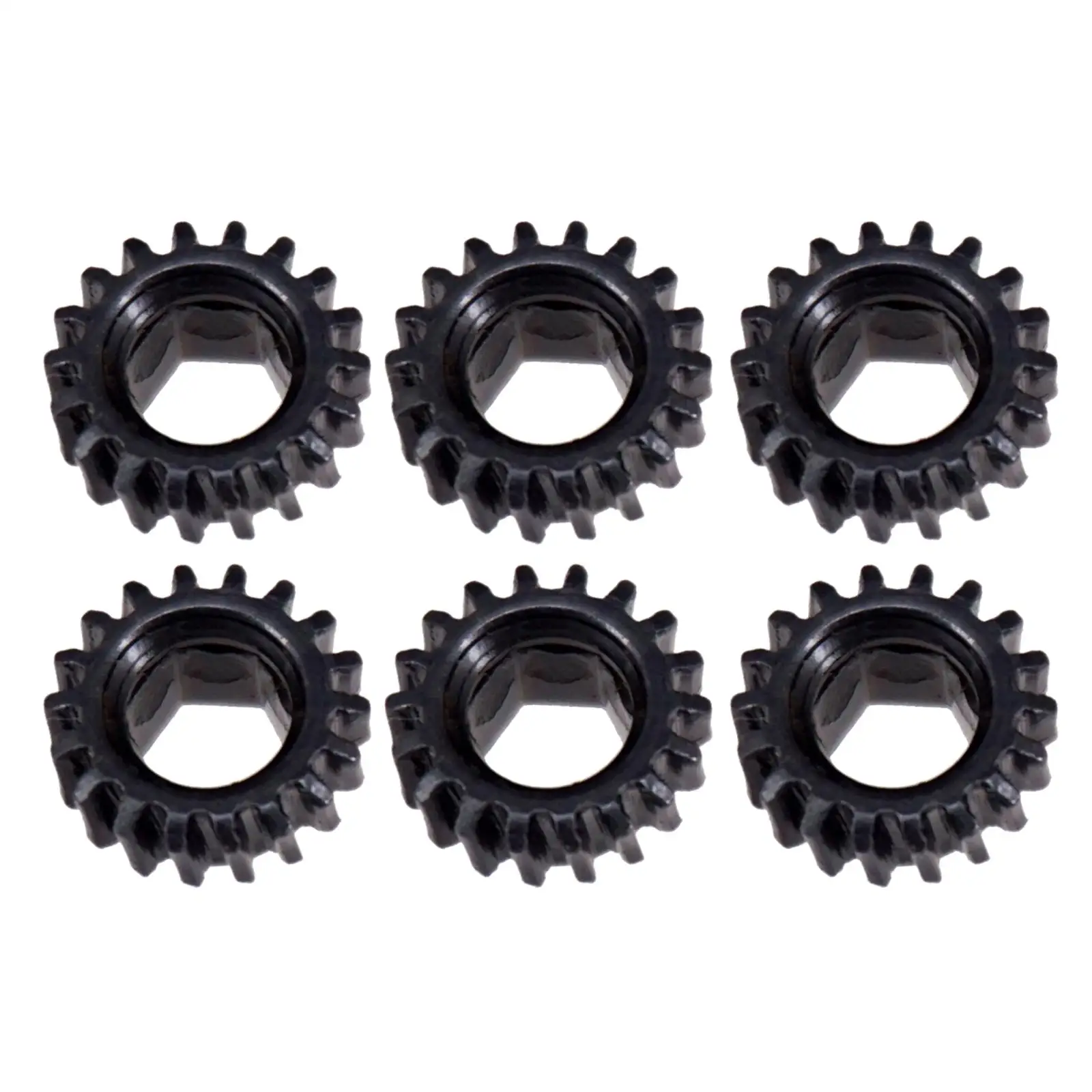 6pcs Classical Pegs Machine Heads Mount Hex Hole Gears 1:18/1:15