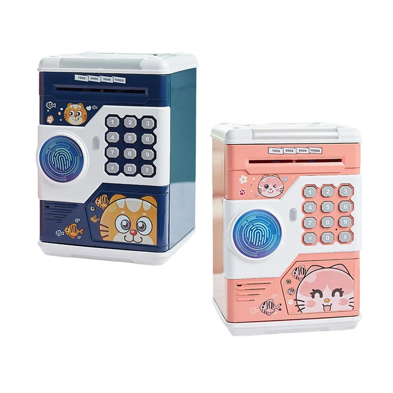  Bank Toy Fingerprint Password Code Lock    Saving Saving Bank Toy for Girls Birthday Gifts