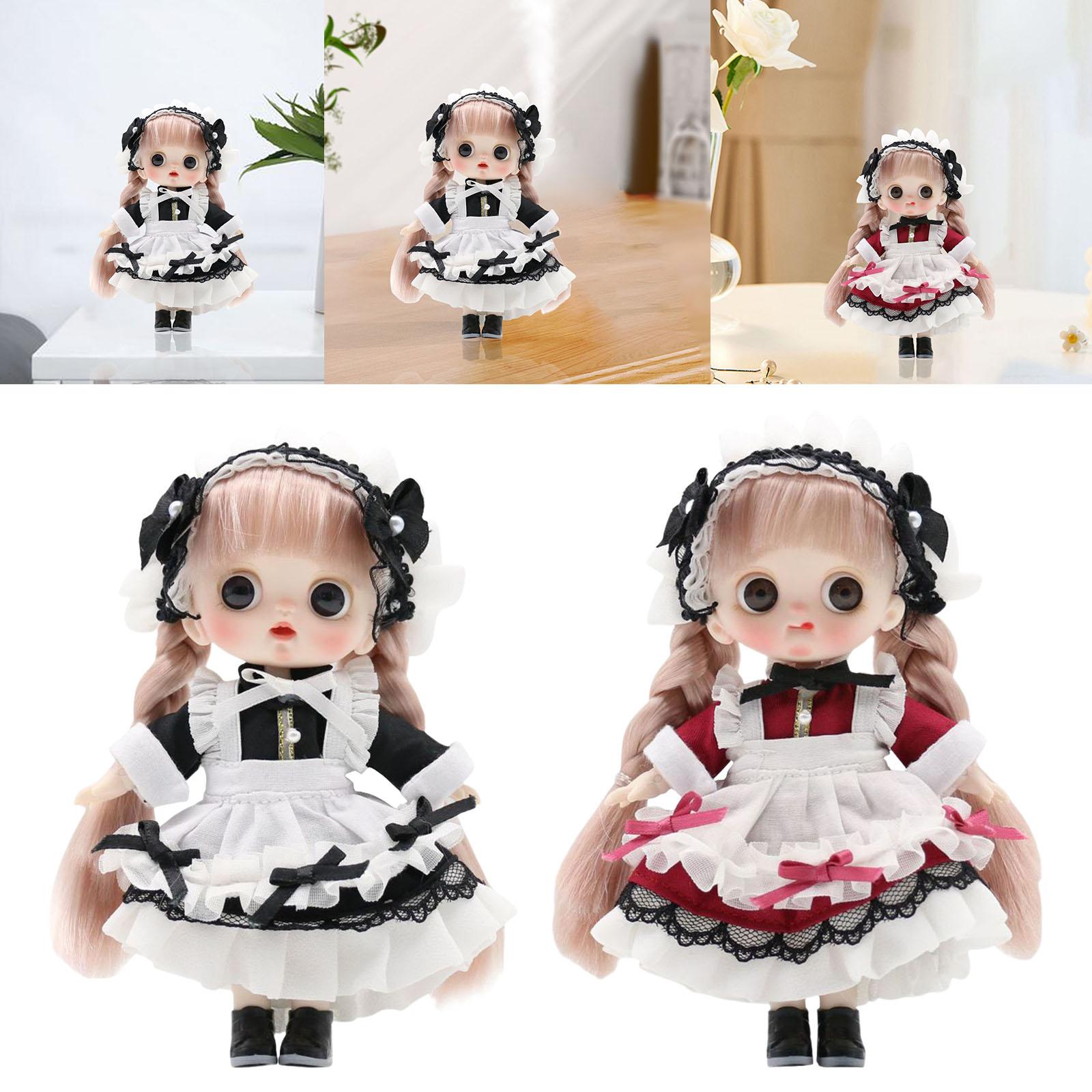 Makeup Doll Kids Girls Toys Fashion Dress DIY Toy for Graduation Birthday