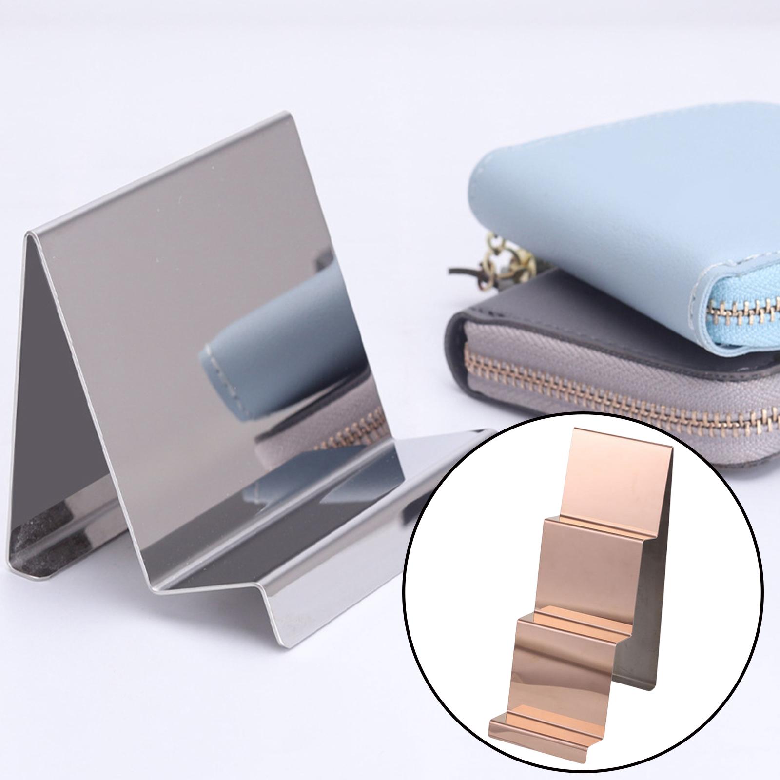 Wallet Display Stand Holder Display Racks Purse Display Stand Multi Purpose Storage Ladder Showcase Fixtures Countertop for Shop