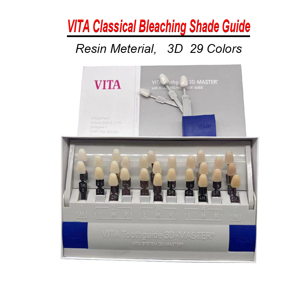 Best of Vita Classical 29 Colors Teeth Whitening Bleach Shade Guide 3D Master Dental Comparing Resin Model Toothguide Colorimetric Plate Reviews & Tips