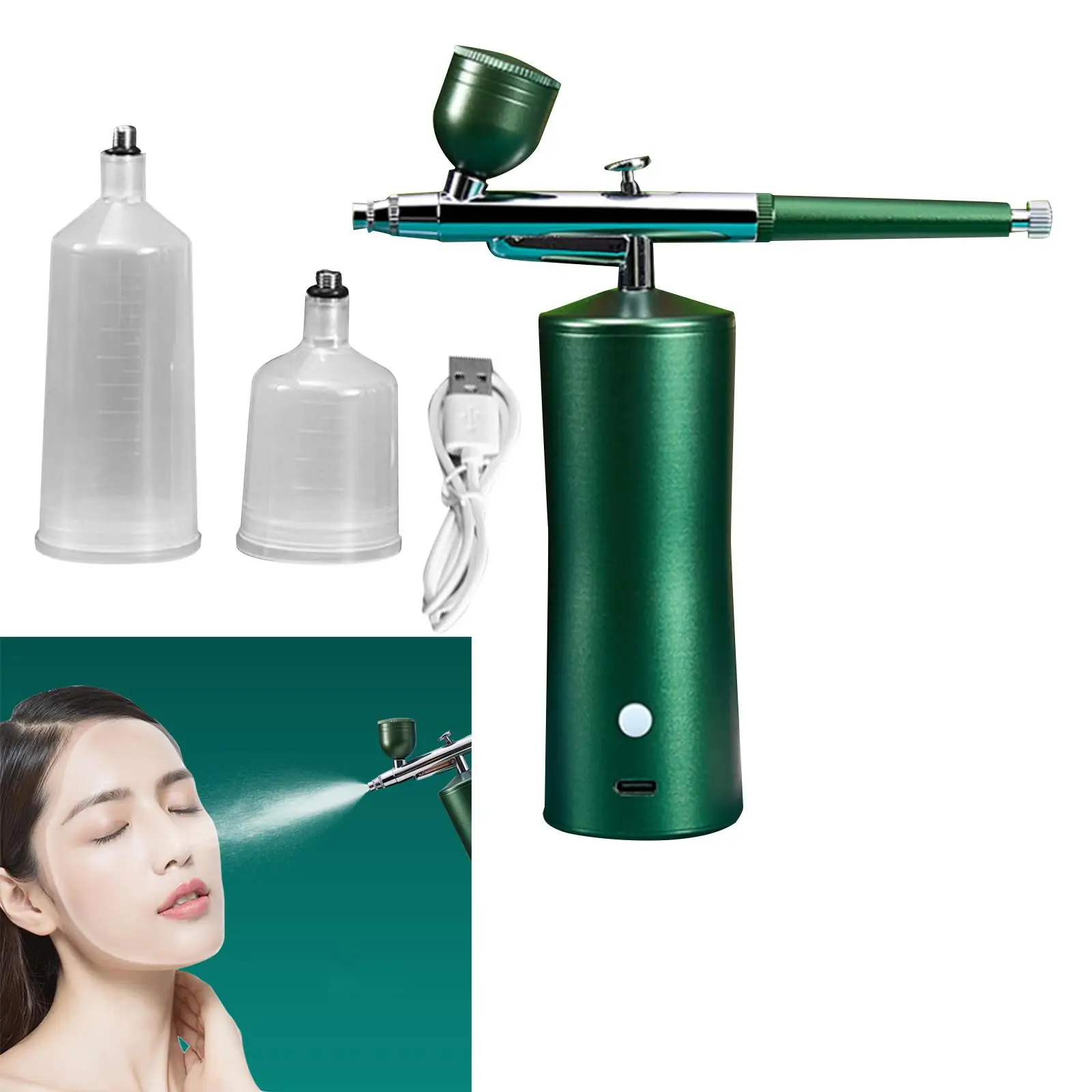 Airbrush Kit Portable Multi Function Handheld for Nail Art Painting