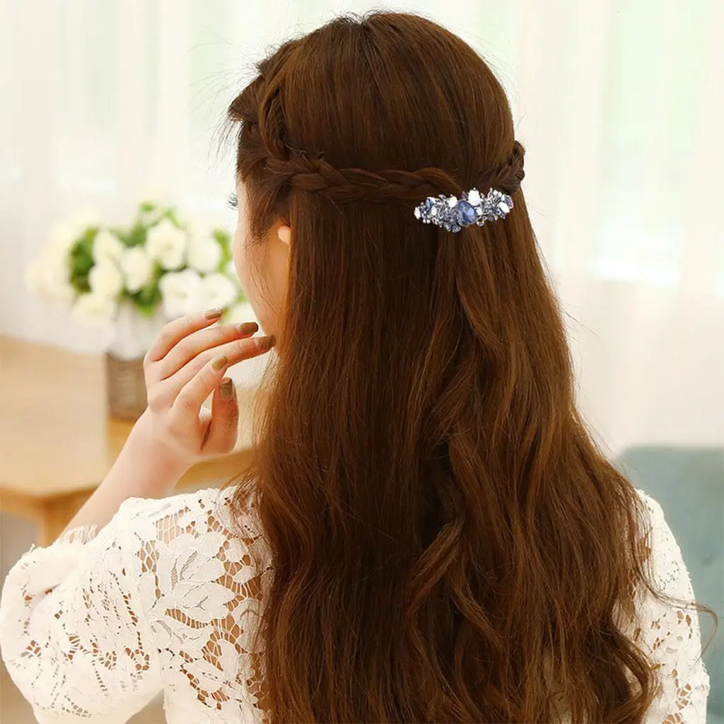 Hair Barrette Strong Shining Supplies Retro Hairpin for Ponytail Ladies