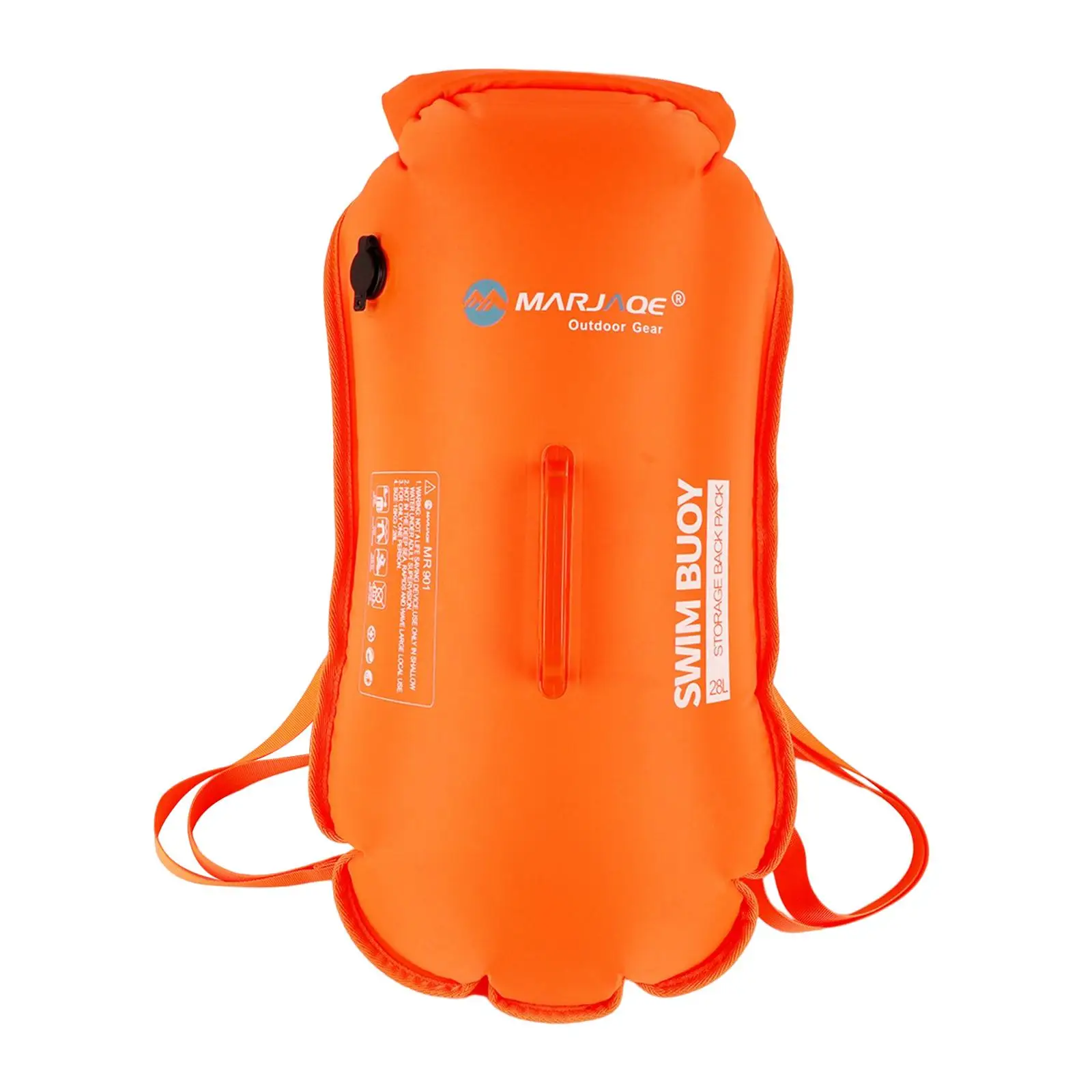 Swim Buoy Float with Adjustable Waist Belt Detachable for Kayakers Training
