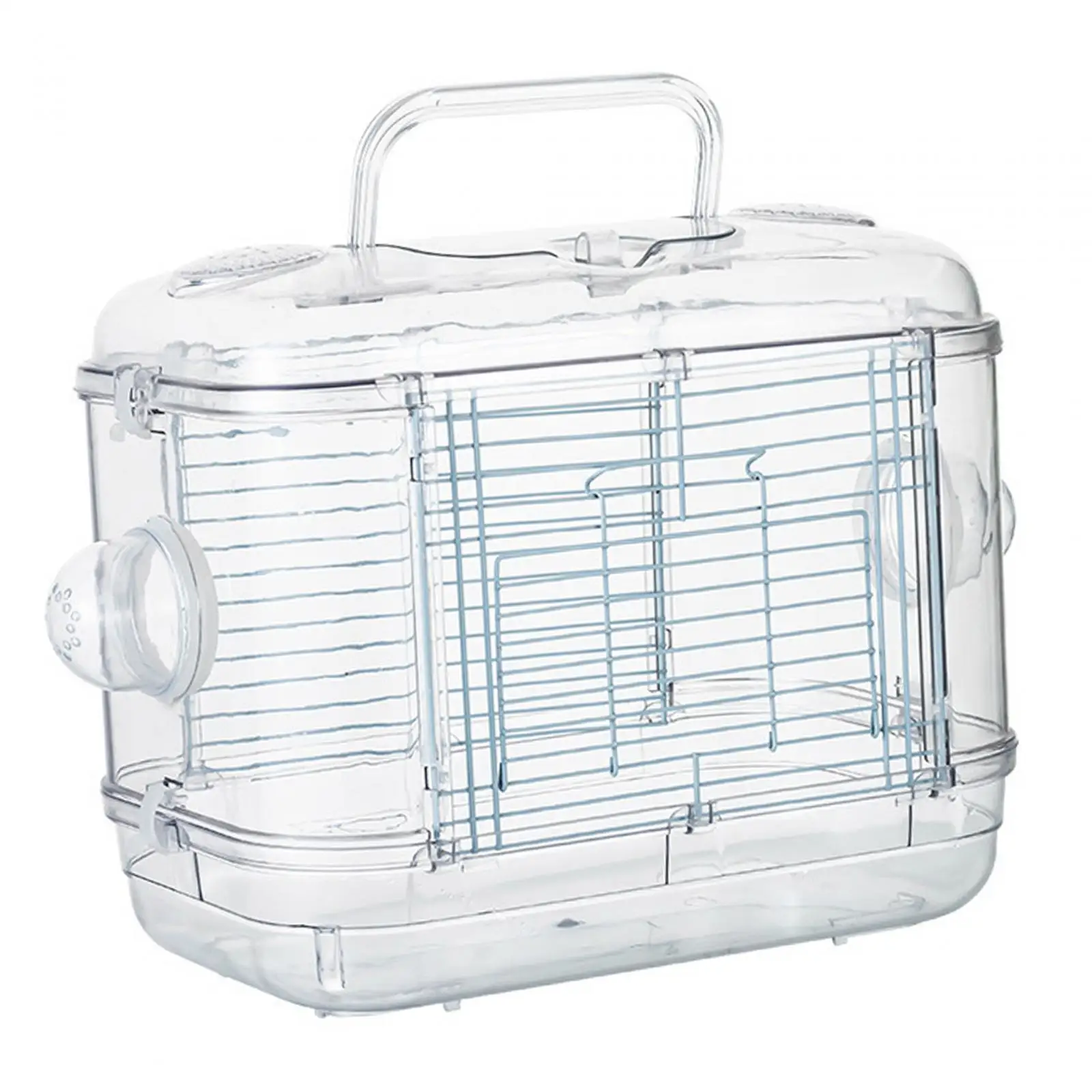 Bird Travel Cage and Handle Breathable Hamster Cage for Parrot Canary Birds
