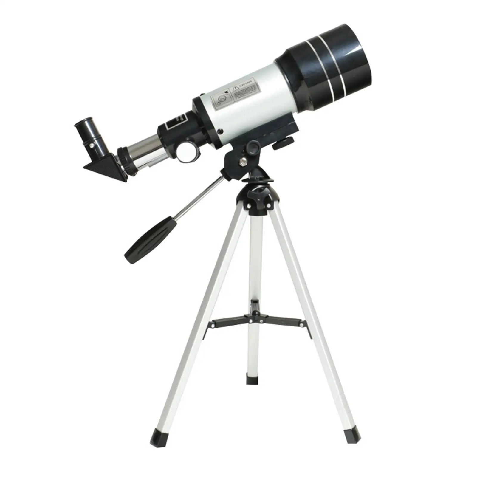 70mm Aperture 300mm Focal Telescope for Beginners Adjustable Tripod Panning Handle
