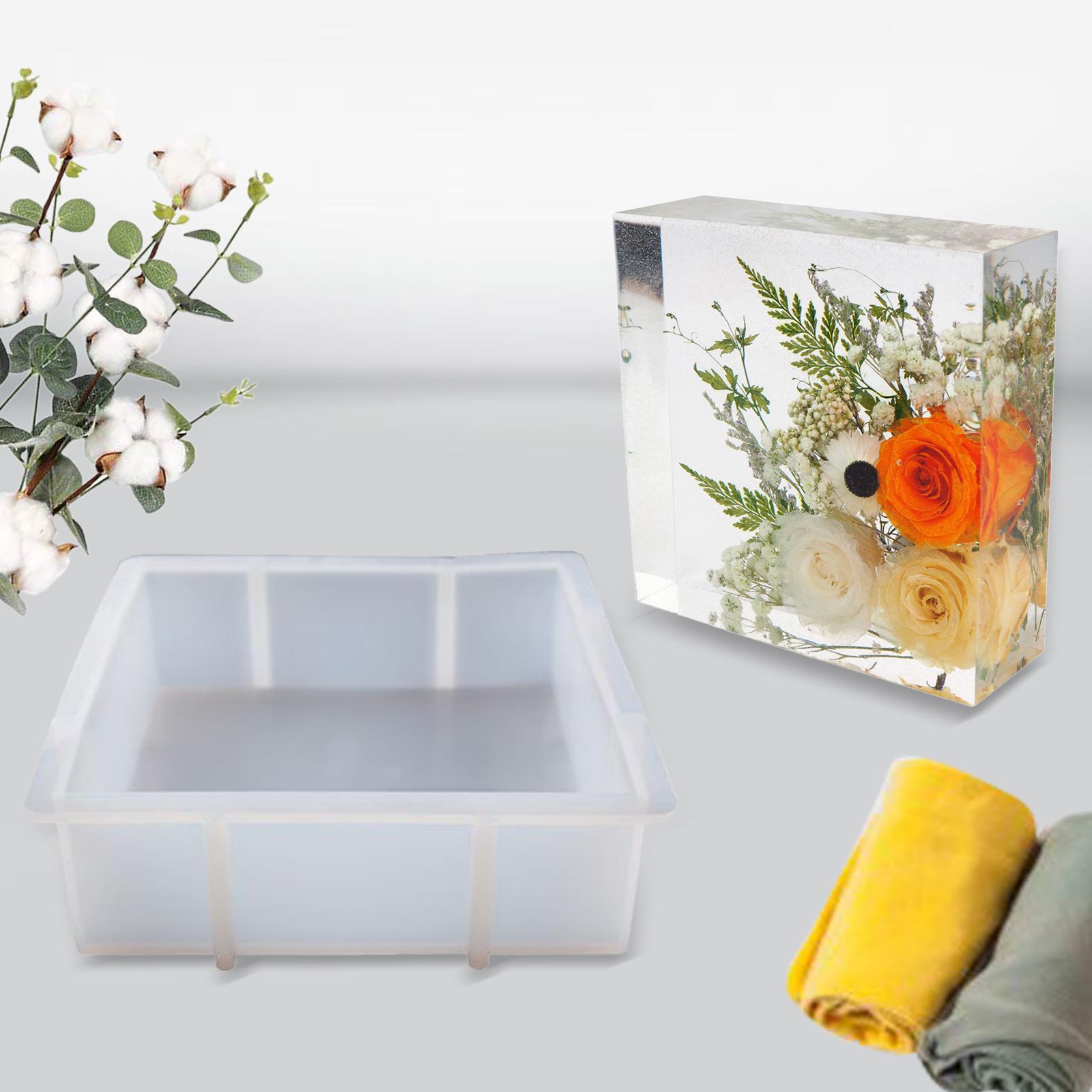 Description Picture 4 of itemSilicone Mold Epoxy Casting Mould Non-Stick DIY Craft Resin Mold for Jewelry Making Concrete Home Decor Polymer Clay Wedding