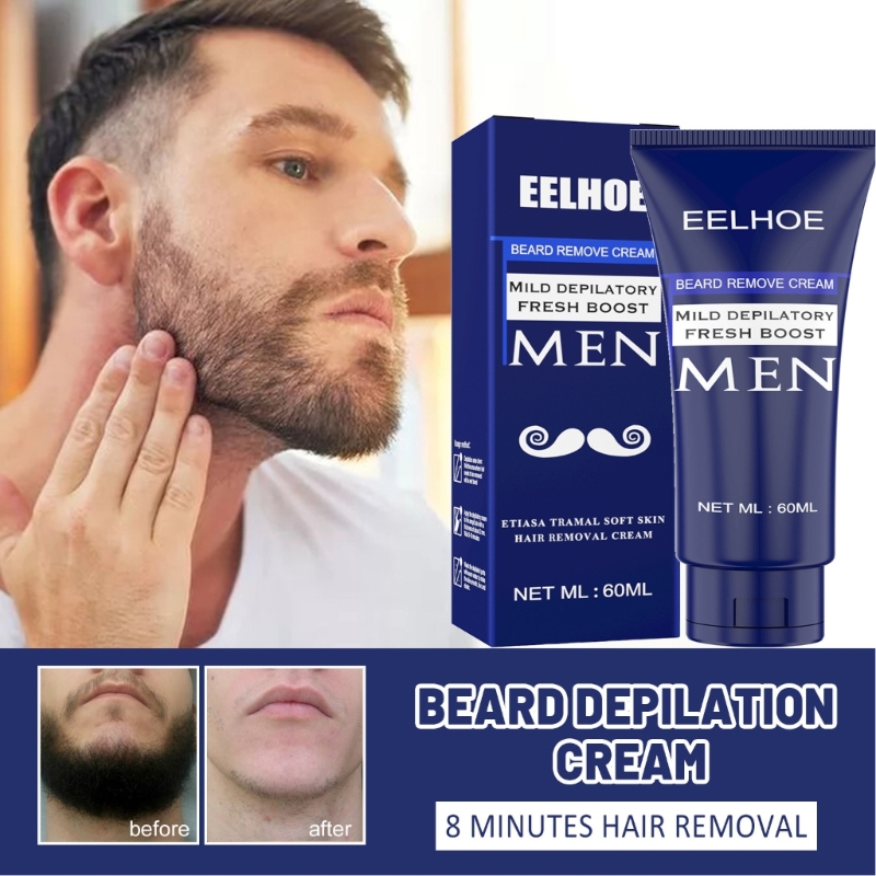 Beard Hair Removal Cream Effectively Painless Depilatory Cream For Men