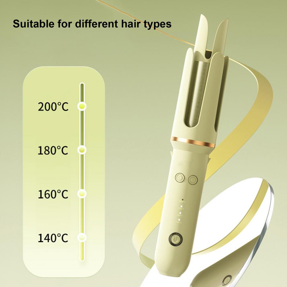 Description Picture 5 of itemProfessional-grade Hair Curler Professional Anti-scald Ceramic Hair Curling Iron with Long Barrel Automatic Rotating for Women