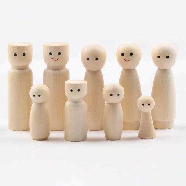 10 Pcs/Set Wood Crafts 11CM Long Sewing Natural Wooden Clothes Pins Peg  Doll Pins Clips DIY Handmade Accessories For Children - AliExpress