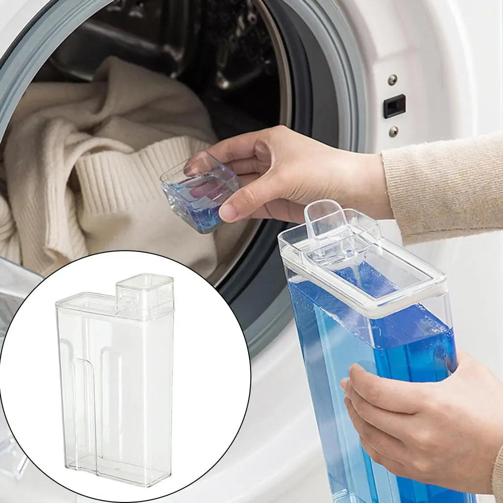 Laundry Detergent Empty Bottles Washing Powder Storage for Bleaching Agent