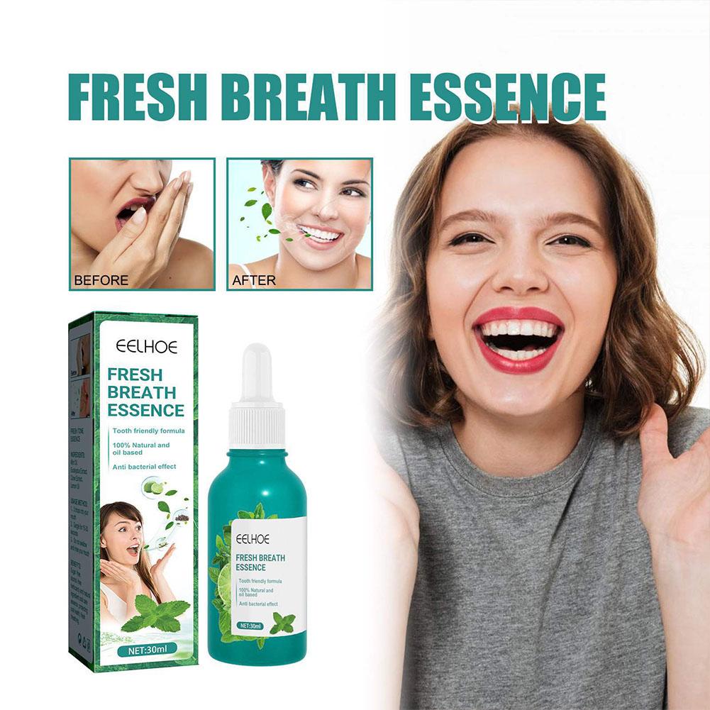 Best of Mouth Freshe Breath Essence Freshener Bad Mouth Smell Oral Cool Drop Drops Essence 30ML Removing Mint Mint Oral Care U2B0 Reviews & Tips