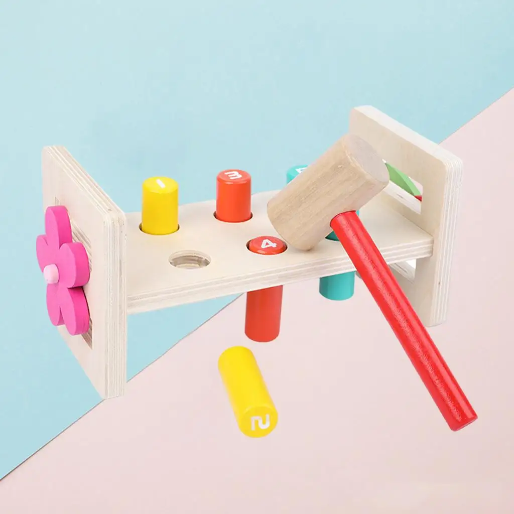Strike Bench with Hammer Preschool Toy for 2 - 6 Years Birthday Present