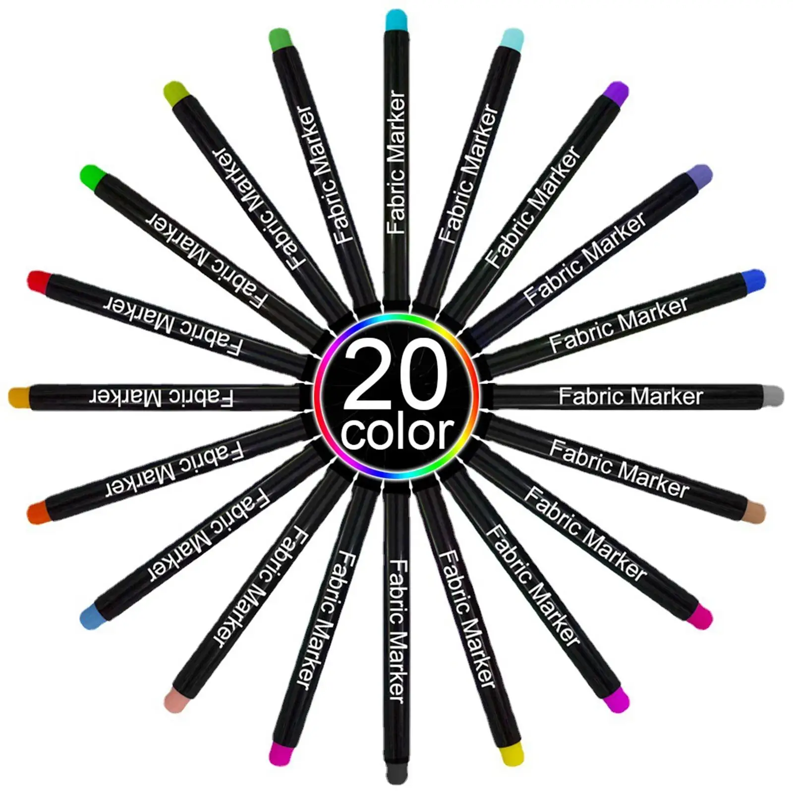Portable Fabric Markers Pens Crafts Permanent  -Shirts  Marker