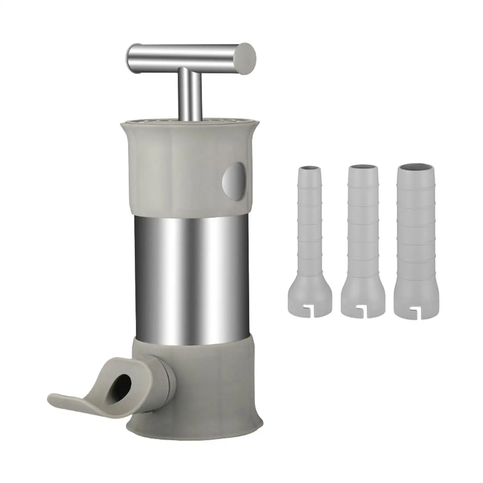 Sausage Stuffer Salami Maker Handheld Stainless Steel Meat Grinder for Household Sausage Meat Filling Tools Meat Sausage Machine