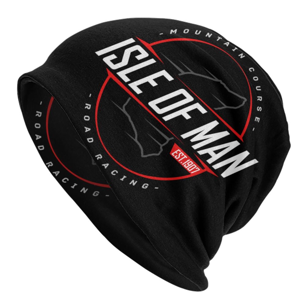 Benutzerdefinierte Isle Of Man TT Skullies Beanies Caps Cool Winter Warm Frauen Männer Stricken Hut Unisex Erwachsene Motorrad Motorhaube Hüte – Detail 6